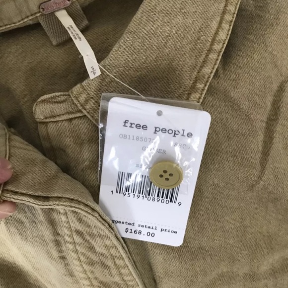 NWT! Free People Wayward Slouch Coverall Ginger S - Picture 8 of 16